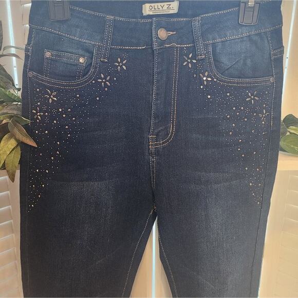 OLLY Z BEDALLED JEANS SIZE 9 - Picture 5 of 6